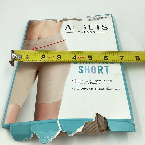 Spanx Assets Womens High Waist Shaping Short Size 2 New Open Package *Nude* - Picture 6 of 7